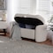 Baxton Studio Oakes Modern and Contemporary Ivory Boucle Upholstered Storage Bench 220-12863-ZORO - alternate 7